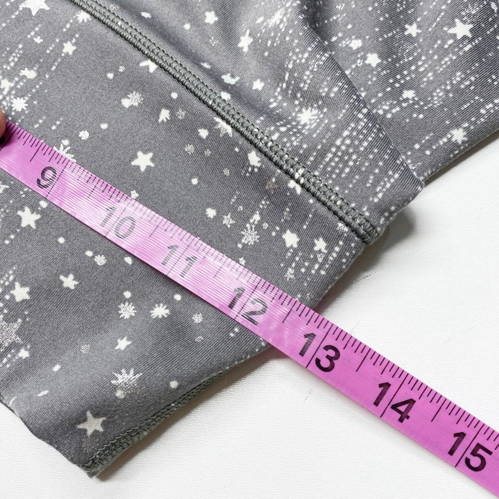 Aerie Play Leggings Silver Grey Star Print - Picture 9 of 9